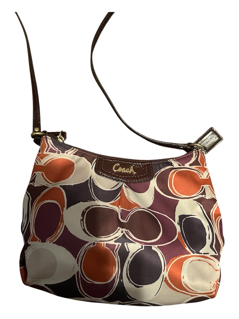 Coach Ashley Scarf Print Crossbody Bag - Picture 10 of 10